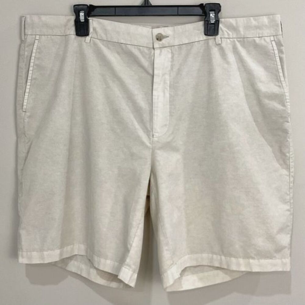 Peter Millar Seaside Khaki Shorts Poplin Men's Sz 42 Classic Fit Preppy Golf